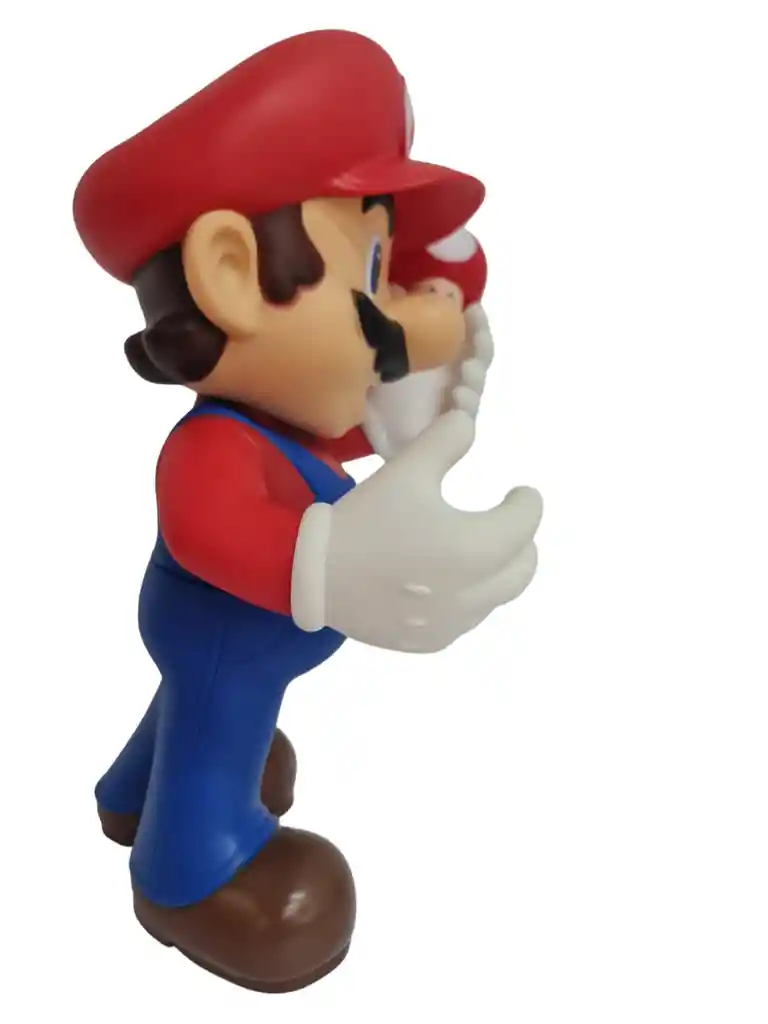 Figura De Colección Super Mario Bros Grande Articulado 35 Cm