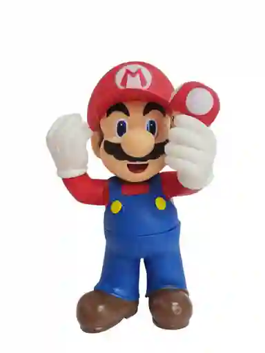 Figura De Colección Super Mario Bros Grande Articulado 35 Cm