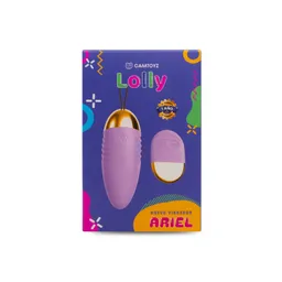Huevo Vibrador Ariel Con Control Camtoyz Lila