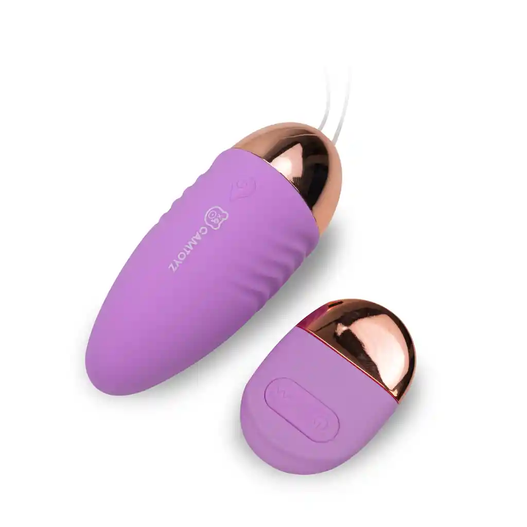 Huevo Vibrador Ariel Con Control Camtoyz Lila