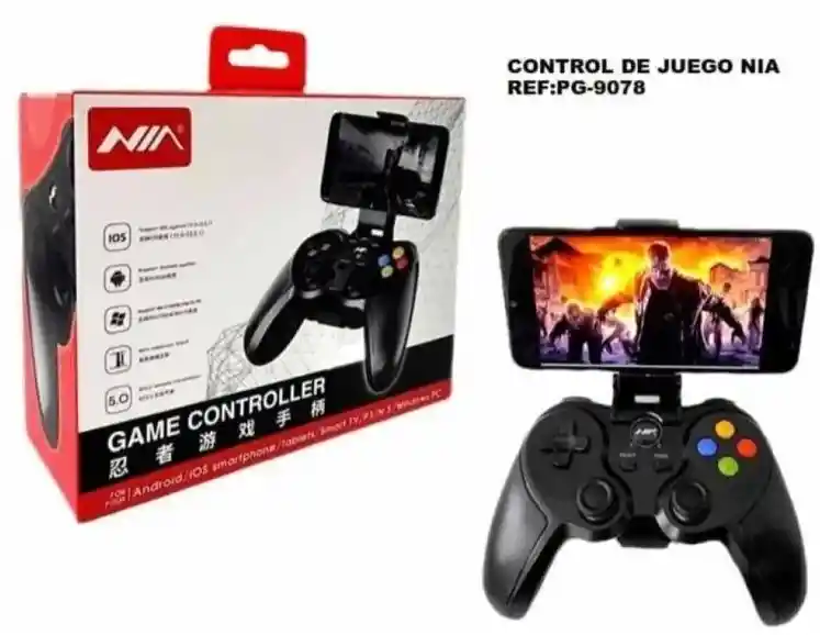 Control Gamepad Nia Ref: 9078 Bluetooth Windows Ios Smart Tv Pc Android