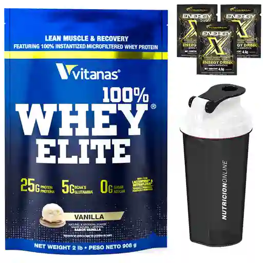 Combo Whey Elite 2lbs + Termo Y 3 Energy X