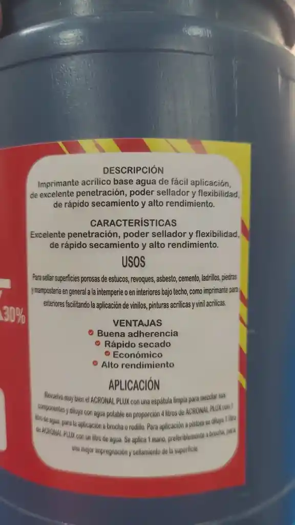 Acronal/30. Presentación X 1/4