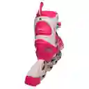 Kit Patines Semiprofesionales Blades Casco Y Protección Rosa 35-38