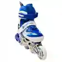 Patines Ajustables Linea Semiprofesionales Kit Onwheels Niño Azul 29-33