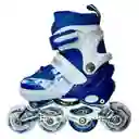 Patines Ajustables Linea Semiprofesionales Kit Onwheels Niño Azul 29-33