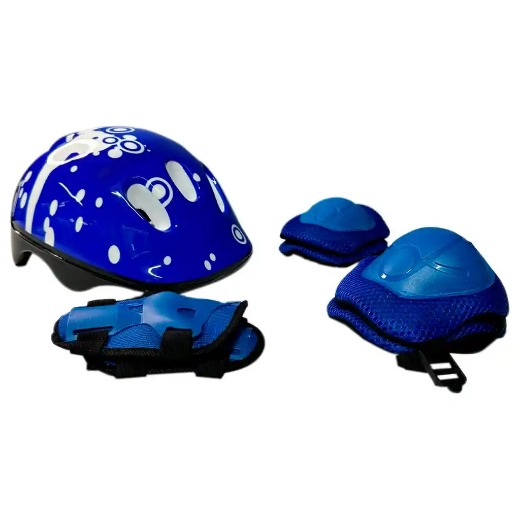 Patines Ajustables Linea Semiprofesionales Kit Onwheels Niño Azul 29-33