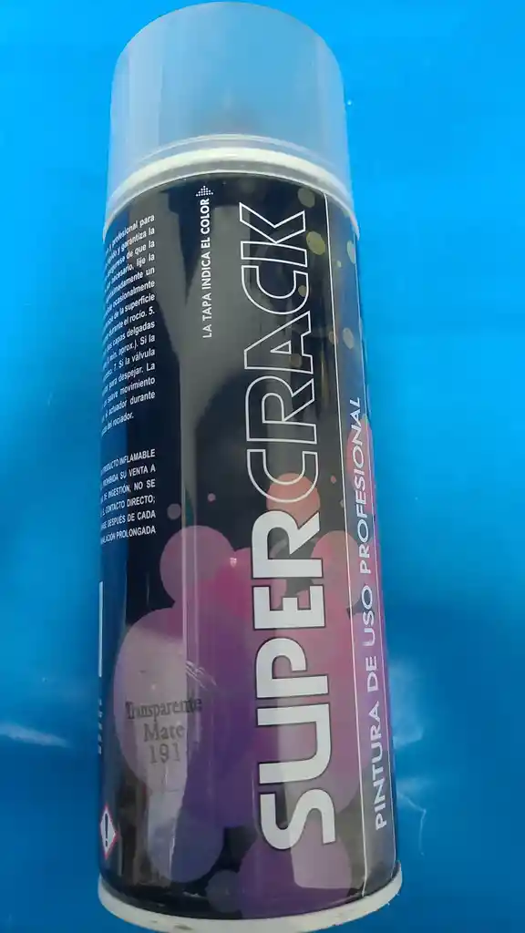 Pintura Aerosol Color Transparente Mate 400ml