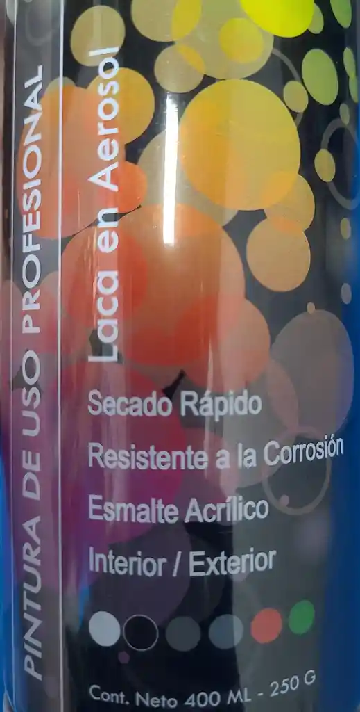 Pintura Aerosol Color Transparente Mate 400ml