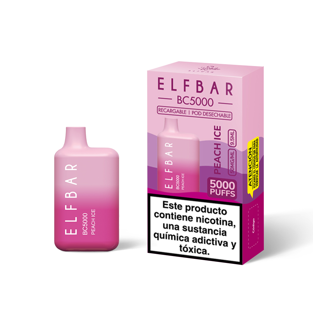 Vape Elfbar Peach Ice 5000 Puffs
