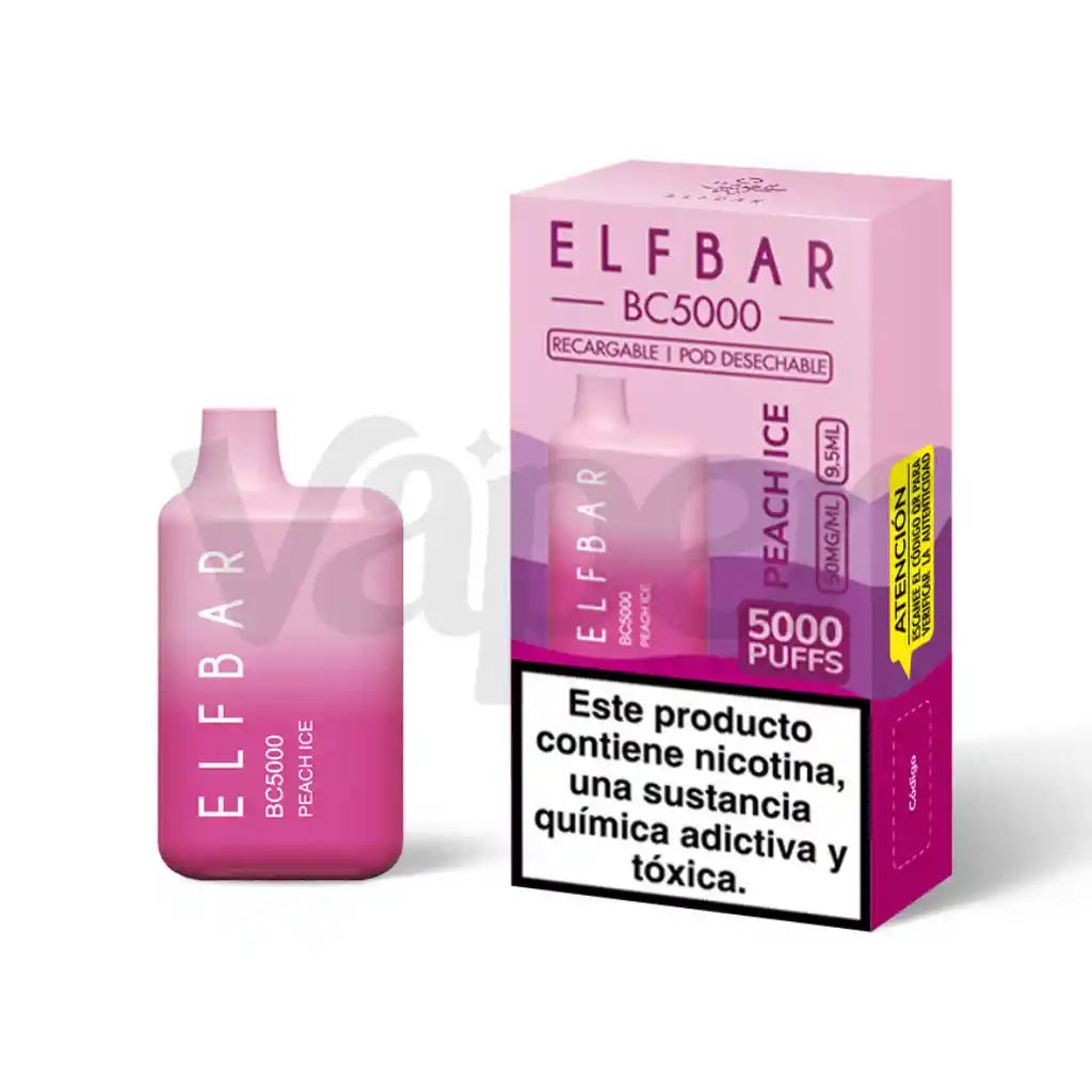 Vape Elfbar Peach Ice 5000puffs