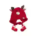 Gorro De Bebe Reno Infantil Navideño De Lana