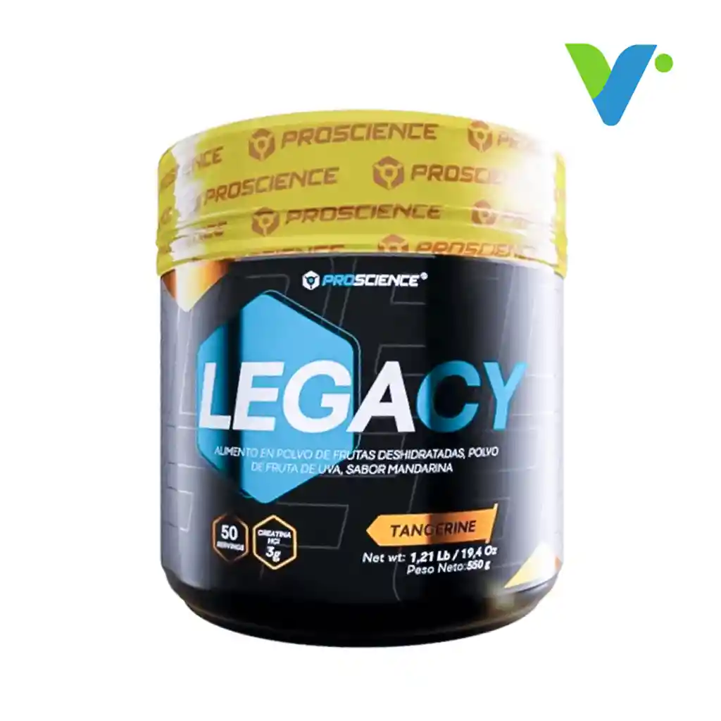 Legacy Creatina En Polvo Prosciencie Sabor Mandarina