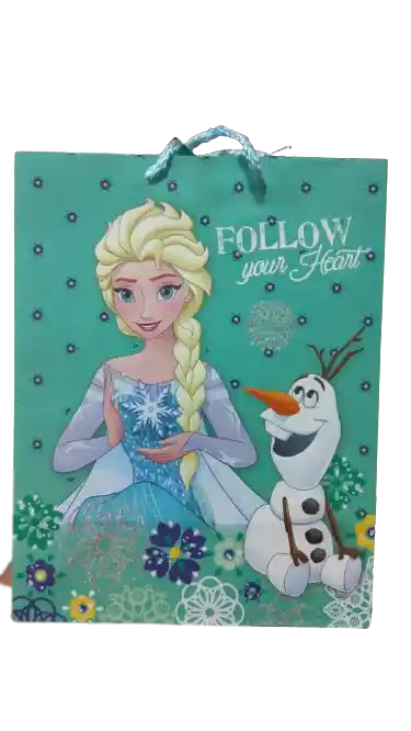 Bolsa De Regalo Mediana Frozen - Navidad