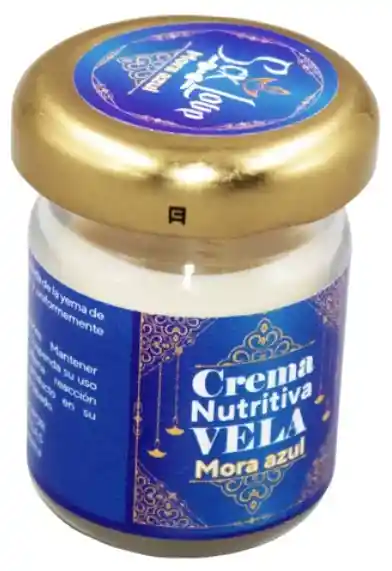 Vela Crema Nutritiva Mora Azul