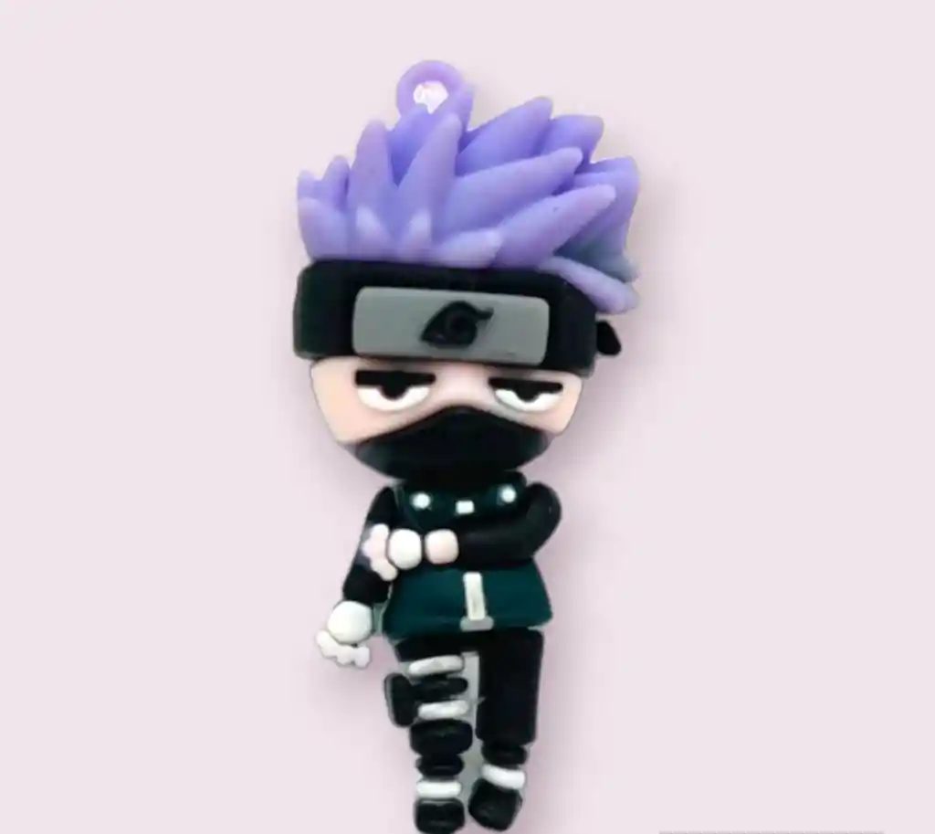 Llavero Del Personaje Kakashi Chibi Anime