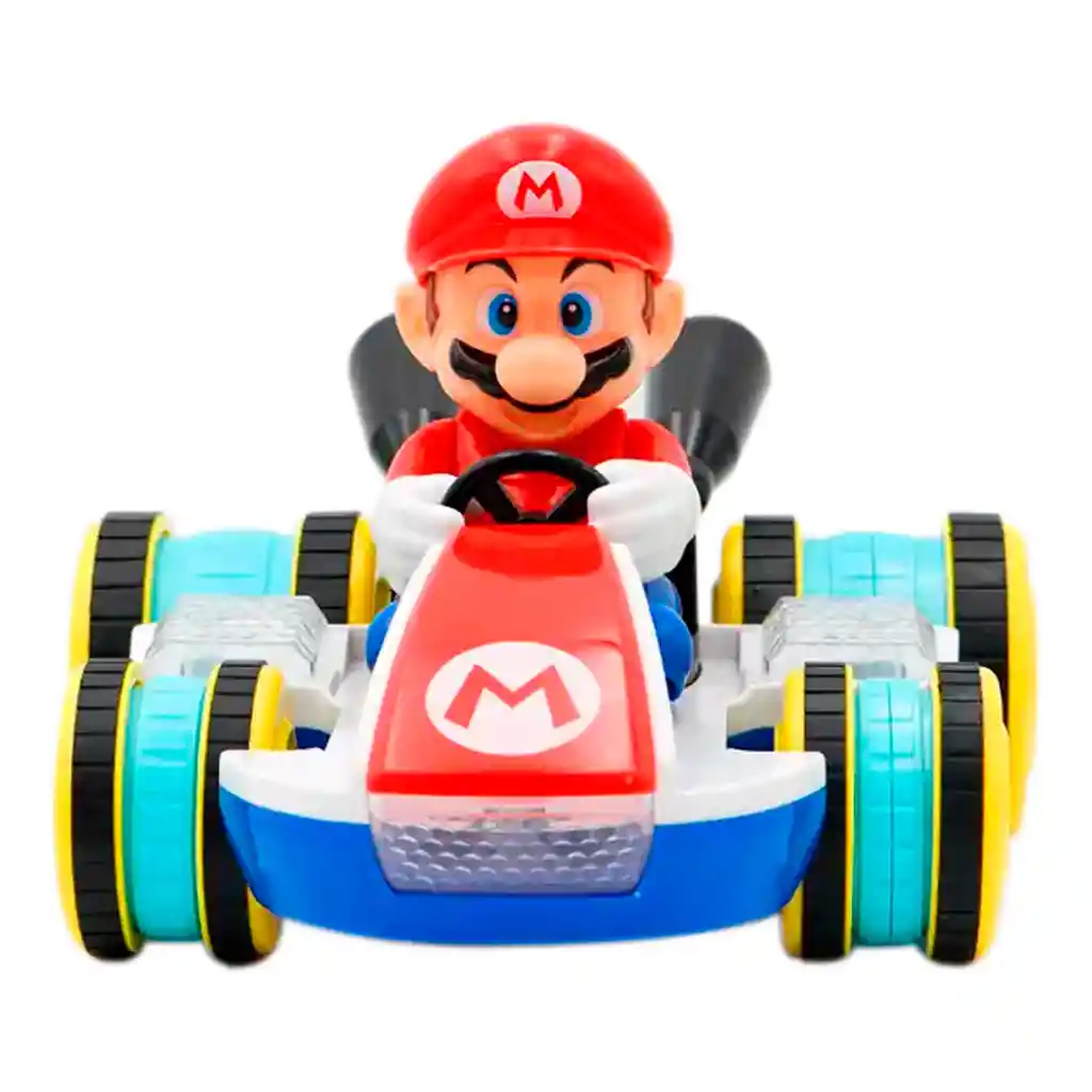 Carro Control Remoto Mario Kart Con Luces Mario