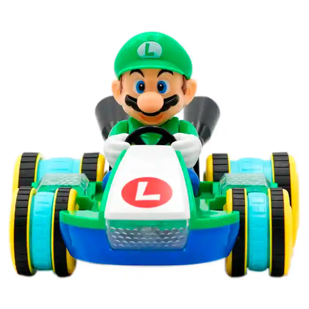 Carro Control Remoto Mario Kart Con Luces Luigi