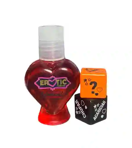 Lubricante Erotic (50ml) + Dados