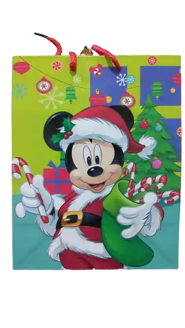 Bolsa De Regalo Mediana Mickey- Navidad