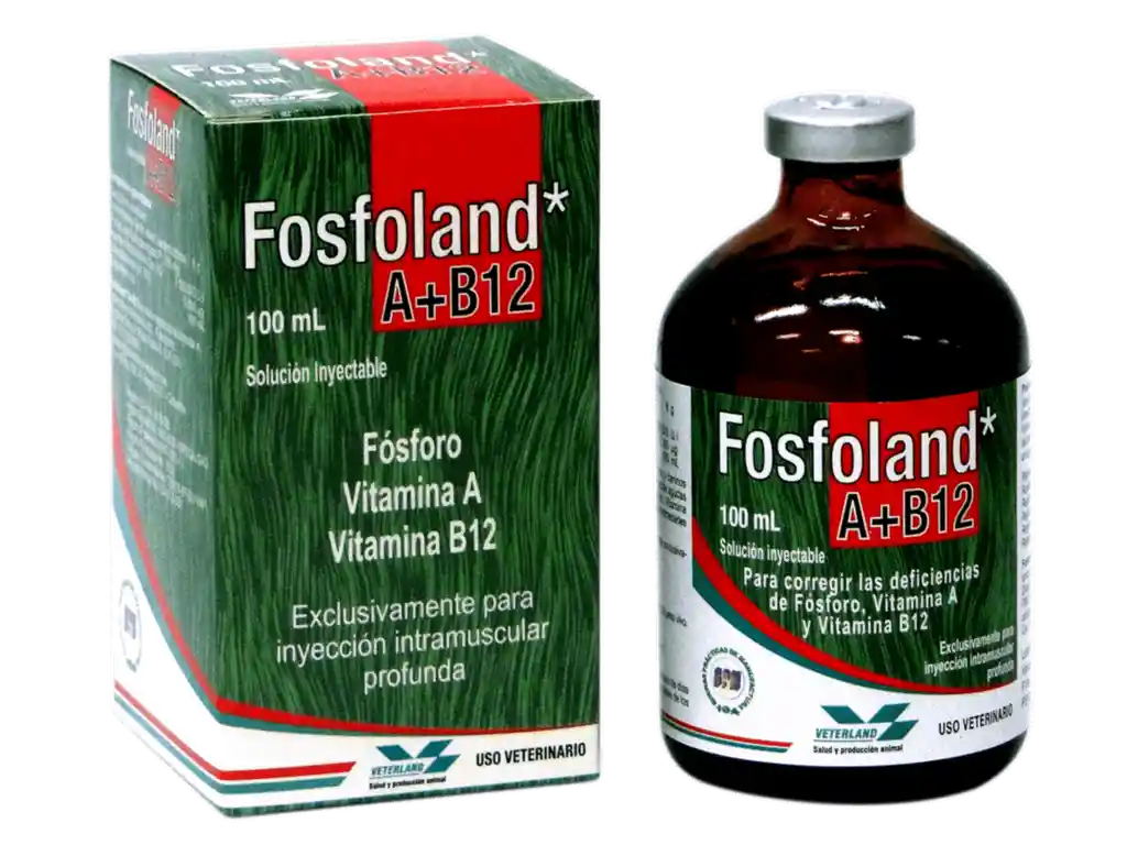 Fosfoland A+b12 Iny Fco X 100 Ml