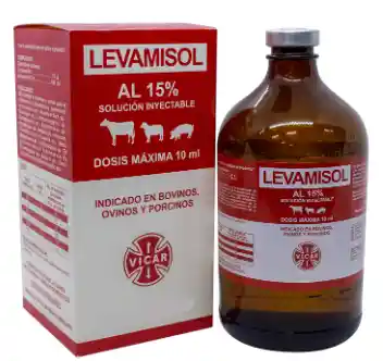 Levamisol 15 % Iny Fco X 250 Ml Vic