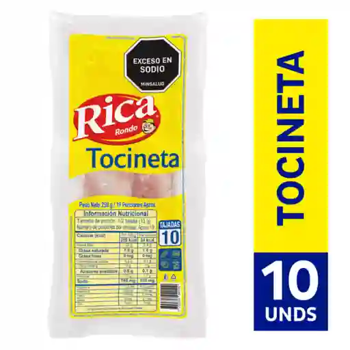 Rica Rondo Tocineta Rica Chef