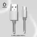Cable Wesdar Usb A Tipo C Cable Blindado 1.2 Metros