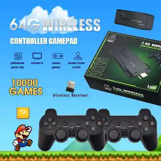 Consola De Videojuegos M8 4k Hd 64g/consolas De Video Juegos Con Mas De 10.000 Juegos