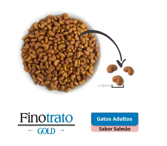 Finotrato Gold Salmon Gatos Adultos X 3 Kg