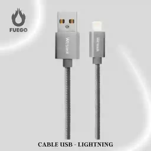 Cable Wesdar T38 Usb Lightning Blindado 1.2mtr