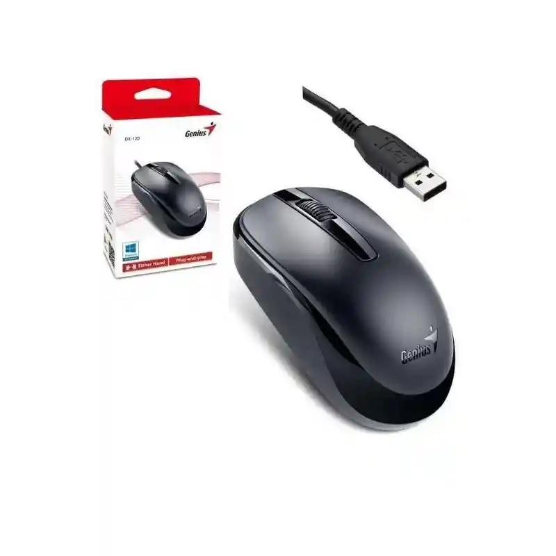 Mouse Usb Negro Dx-120