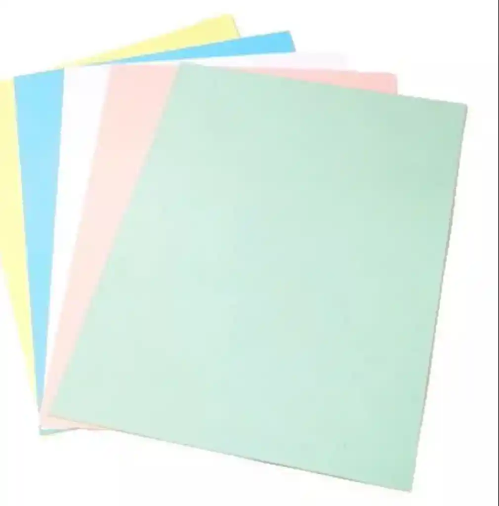 Cartulina 1/8 Pastel Paquete X7
