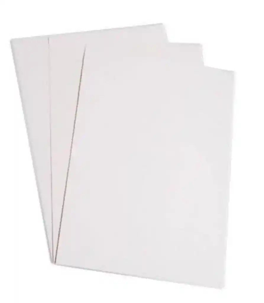 Cartulina 1/8 Blanca Paquete X7