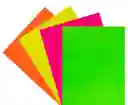 Cartulina 1/8 Fluorecente Paquete X7