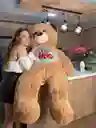 Hermoso Oso Con Letreto Patas Largas Gigante 160cm