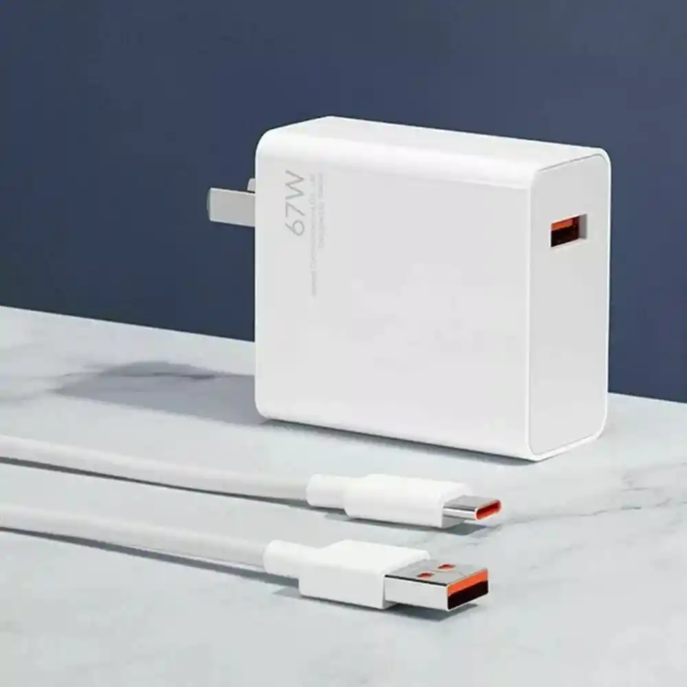 Cargador Carga Ultra Rapida Usb Tipo C 67w 6amp Xiaomi | Oem