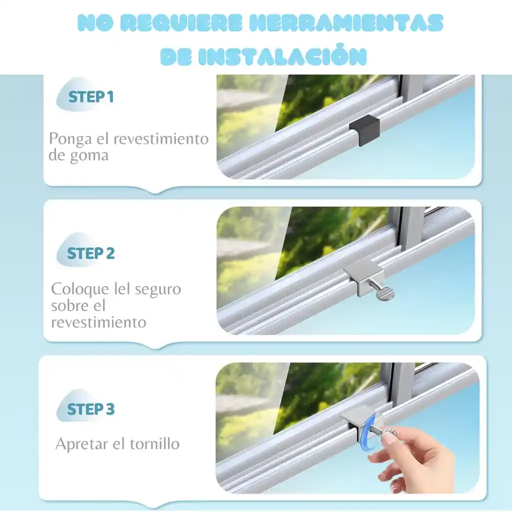 Traba De Seguridad Para Ventanas Y Puertas