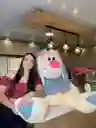 Perra De Peluche Con Vestido Y Moños Gigante