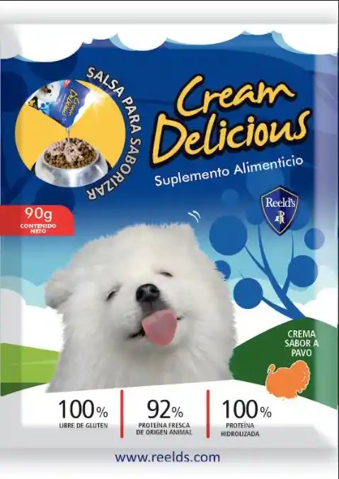 Cream Deliciuos Perro Pavo X 90 Gr