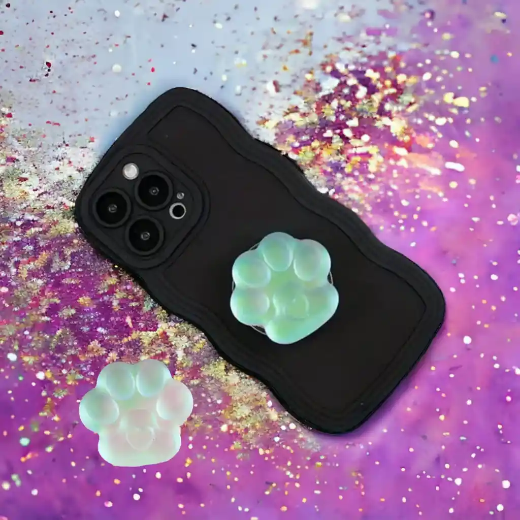 Soporte Popsocket Para Teléfono Movil Huellita De Gato