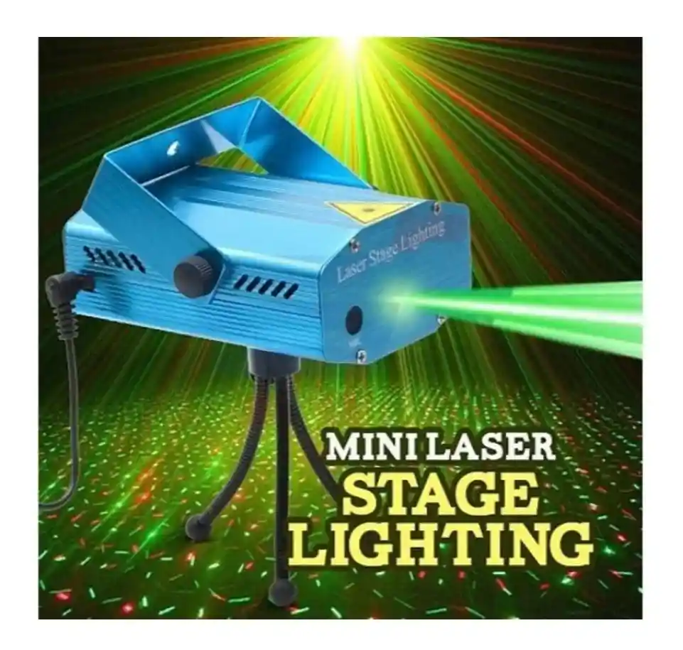 Proyector Laser Decoración Luces Navidad Discoteca Multipuntos