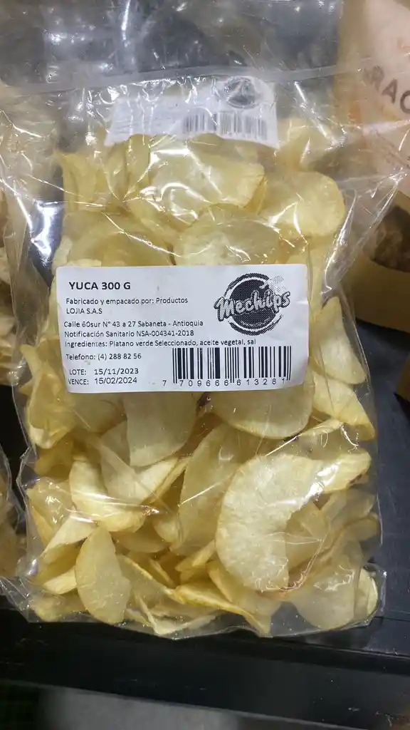 Yuca En Hojuelas 300g