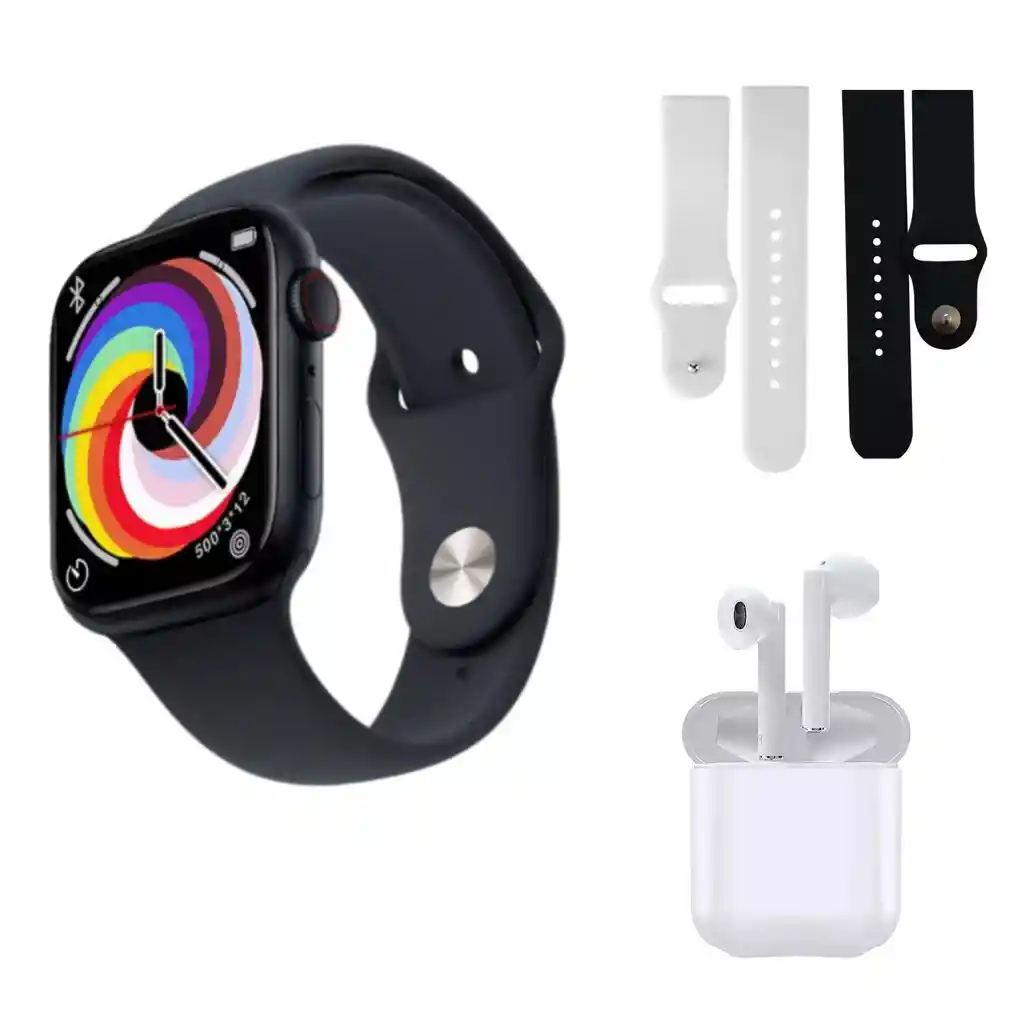 Combo Smart Watch + Airpod T900pro Max | Perfecto En Navidad | Negro