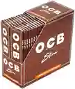 Papel De Fumar Cuero Ocb Virgin Slim King Size No Blanqueado