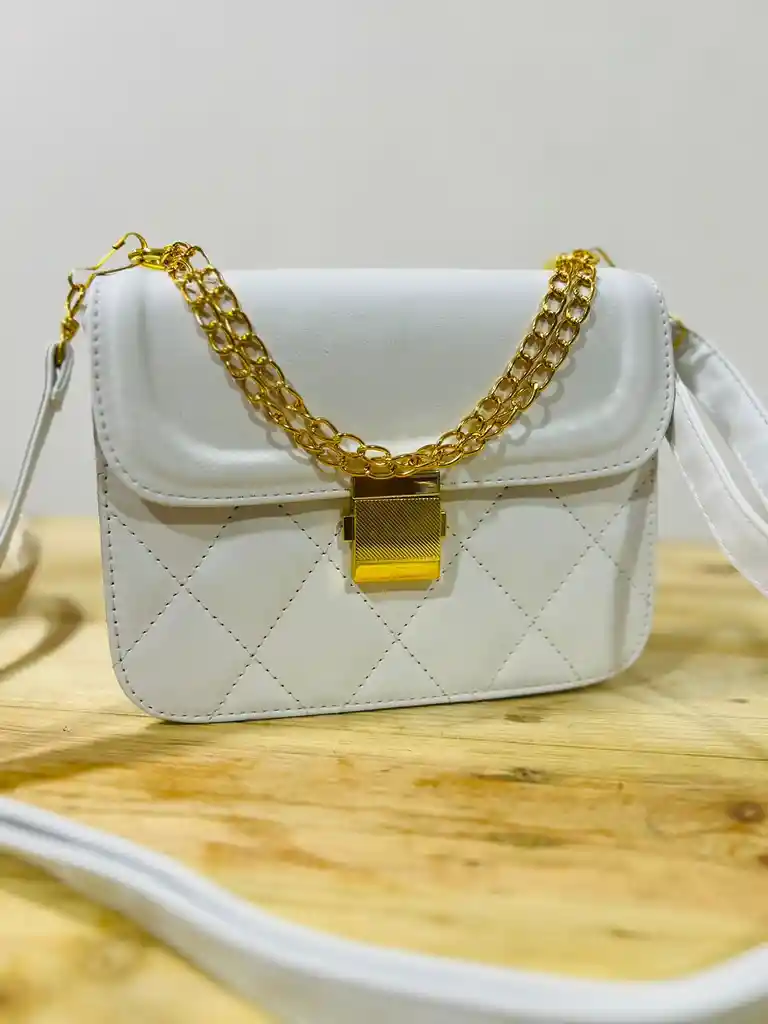 Cartera Color Blanco