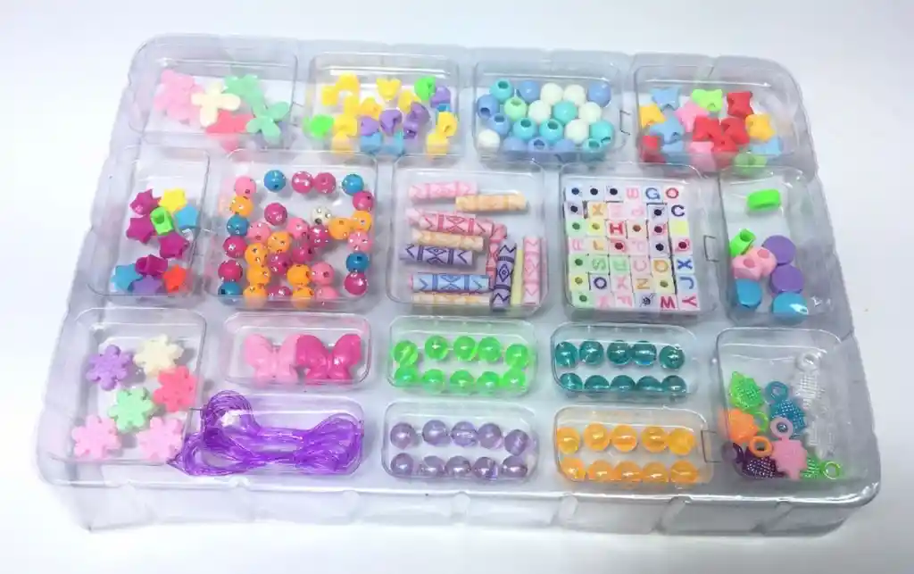 Kit Para Hacer Manillas Con Accesorios Juguete Para Niñas