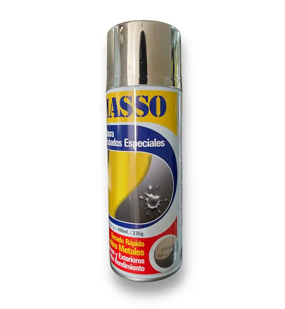 Aerosol Laca Cromo Brillante Masso 400ml