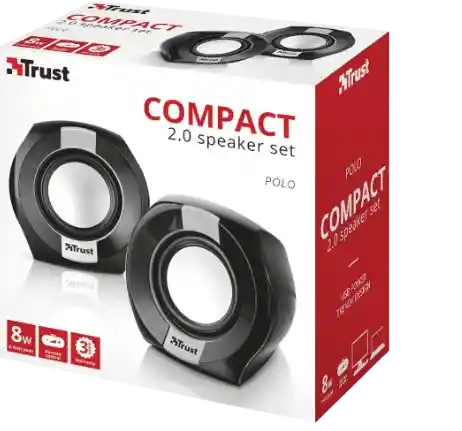 Trust Polo Compacto Juego De Altavoces Usb 2.0 21420