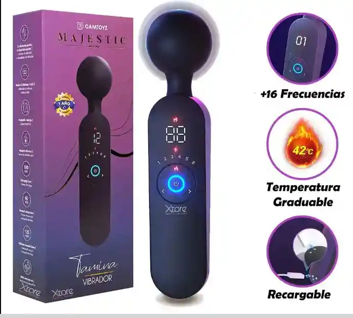 Vibrador Consolador Masajeador Clitoris Hitachi Temperatura